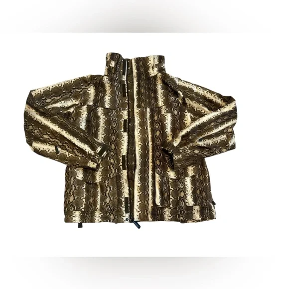 Men’s Burton Ronin 2L Snake Skin Print Snowboard Ski Jacket Size Medium - Picture 3 of 11